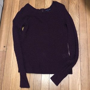 Maroon American eagle sweater